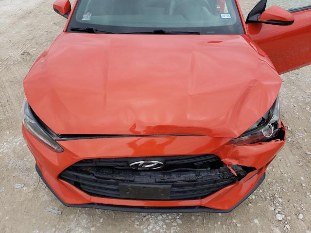 KMHTG6AF6KU003314 - 2019 HYUNDAI VELOSTER BASE ORANGE photo 11