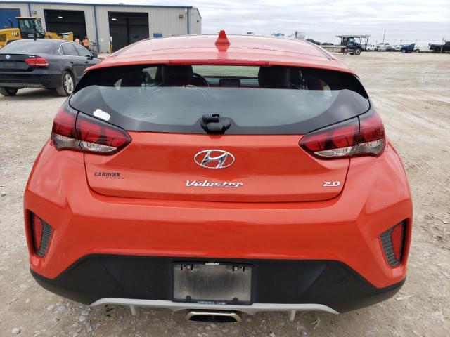 KMHTG6AF6KU003314 - 2019 HYUNDAI VELOSTER BASE ORANGE photo 6