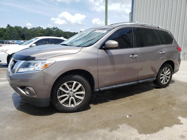 5N1AR2MN3EC649787 - 2014 NISSAN PATHFINDER S GRAY photo 1