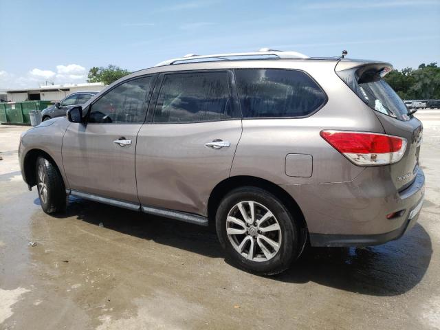 5N1AR2MN3EC649787 - 2014 NISSAN PATHFINDER S GRAY photo 2