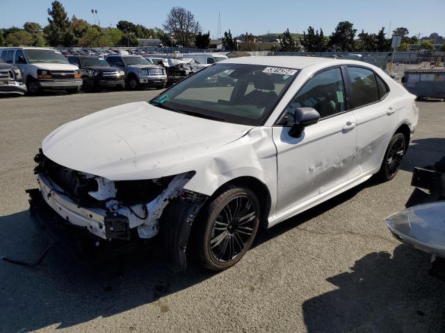 4T1T31AK6PU050975 - 2023 TOYOTA CAMRY SE NIGHT SHADE WHITE photo 1