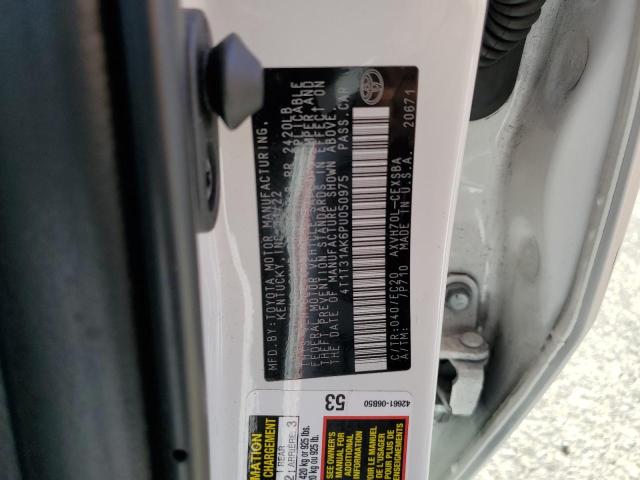 4T1T31AK6PU050975 - 2023 TOYOTA CAMRY SE NIGHT SHADE WHITE photo 12