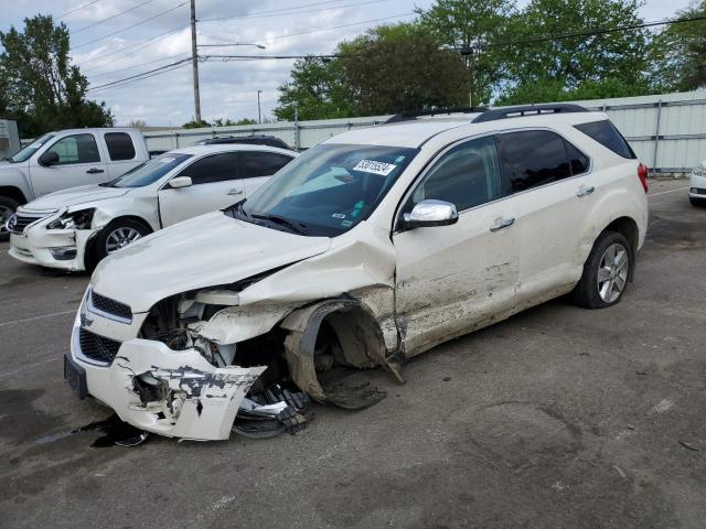 1GNALBEK7EZ117506 - 2014 CHEVROLET EQUINOX LT WHITE photo 1