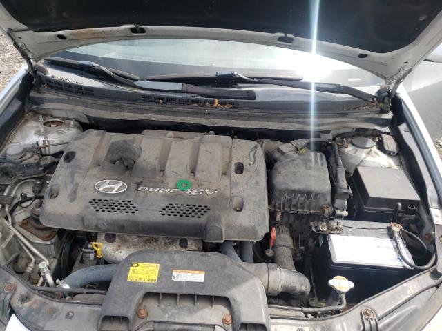 KMHDU46D37U143630 - 2007 HYUNDAI ELANTRA GLS SILVER photo 11