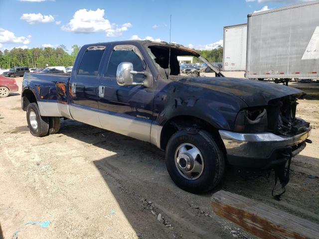 1FTWW33F22EA64539 - 2002 FORD F350 SUPER DUTY BLUE photo 4