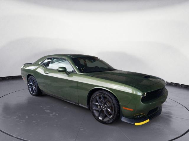 2C3CDZJG2NH233757 - 2022 DODGE CHALLENGER GT GREEN photo 4