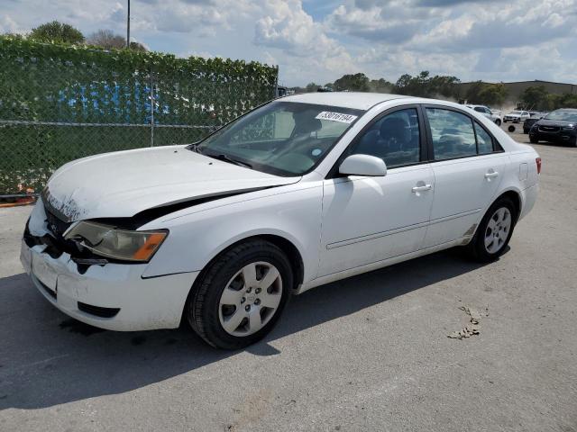 5NPET46C08H374791 - 2008 HYUNDAI SONATA GLS WHITE photo 1