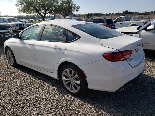 1C3CCCBG5FN662351 - 2015 CHRYSLER 200 S WHITE photo 2