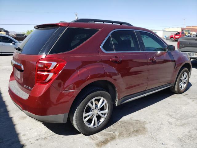 2GNALCEK1G6271715 - 2016 CHEVROLET EQUINOX LT MAROON photo 3