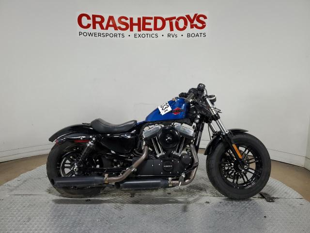 1HD1LC319NB415510 - 2022 HARLEY-DAVIDSON XL1200 X BLUE photo 1