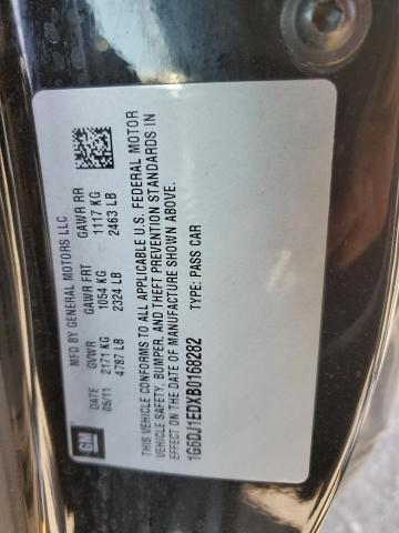 1G6DJ1EDXB0168282 - 2011 CADILLAC CTS PERFORMANCE COLLECTION Siyah fotoğraf 12