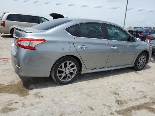 3N1AB7AP4DL767302 - 2013 NISSAN SENTRA S GRAY photo 3