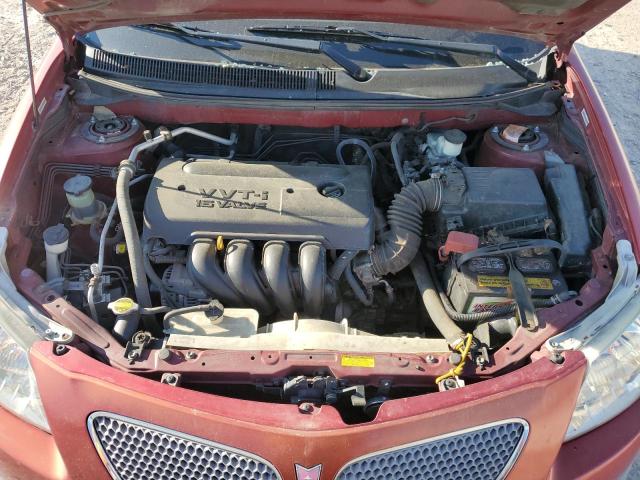 5Y2SL65847Z423462 - 2007 PONTIAC VIBE ORANGE photo 11