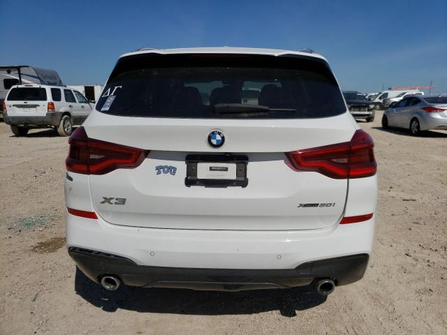 5UXTR9C53KLP90280 - 2019 BMW X3 XDRIVE30I WHITE photo 6