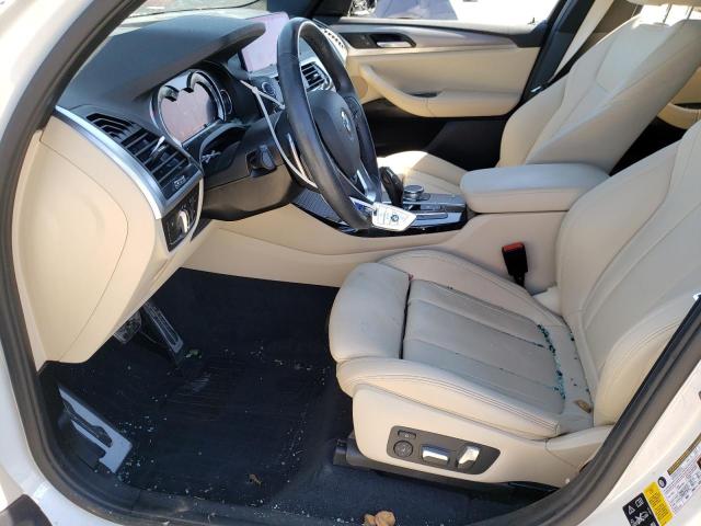 5UXTR9C53KLP90280 - 2019 BMW X3 XDRIVE30I WHITE photo 7