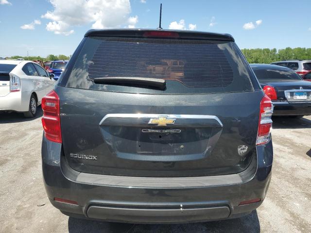 2GNALBEK3H1538569 - 2017 CHEVROLET EQUINOX LS GRAY photo 6