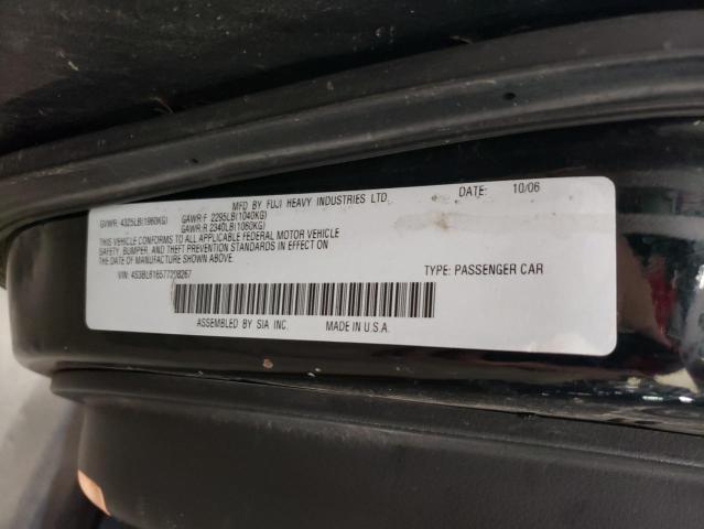 4S3BL616577208267 - 2007 SUBARU LEGACY 2.5I BLACK photo 13