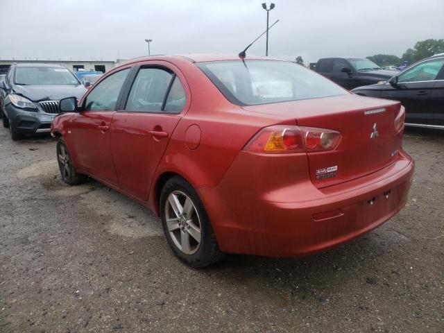 JA3AU26U69U032664 - 2009 MITSUBISHI LANCER ES/ES SPORT RED photo 3