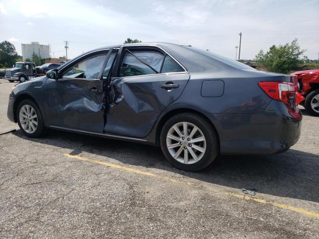 4T1BD1FK2CU060608 - 2012 TOYOTA CAMRY HYBRID GRAY photo 2