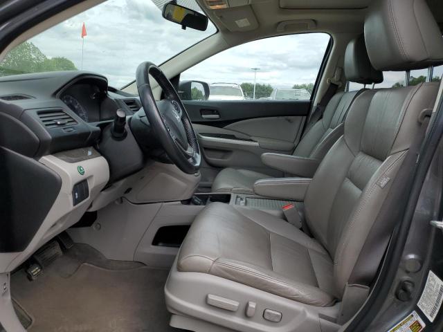 2HKRM4H79DH679733 - 2013 HONDA CR-V EXL GRAY photo 7