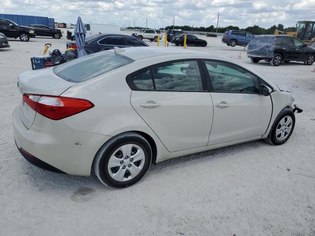 KNAFK4A6XF5265967 - 2015 KIA FORTE LX BEIGE photo 3