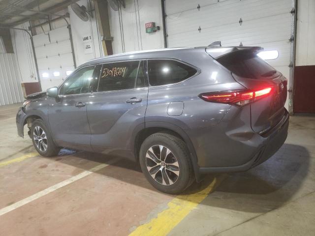 5TDHZRBH6LS513996 - 2020 TOYOTA HIGHLANDER XLE CHARCOAL photo 2