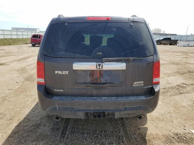 5FNYF4H94DB030069 - 2013 HONDA PILOT TOURING GRAY photo 6