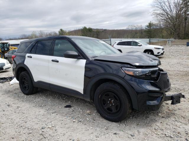 1FM5K8AB7MGC33347 - 2021 FORD EXPLORER POLICE INTERCEPTOR 黑色 照片 4