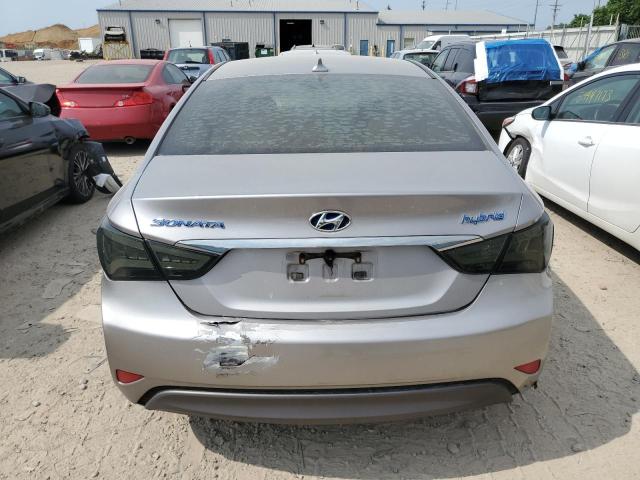 KMHEC4A45CA032913 - 2012 HYUNDAI SONATA HYBRID SILVER photo 6