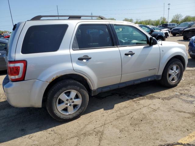 1FMCU93168KE67722 - 2008 FORD ESCAPE XLT SILVER photo 3