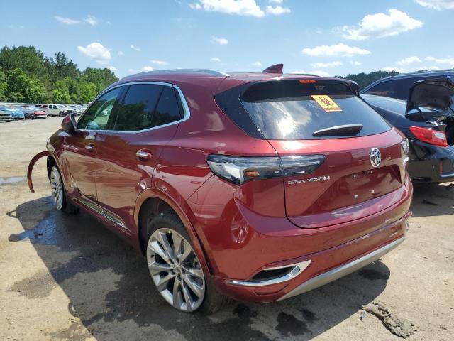 LRBFZRR40PD031406 - 2023 BUICK ENVISION AVENIR BURGUNDY photo 2