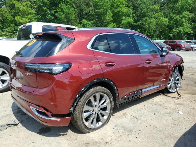 LRBFZRR40PD031406 - 2023 BUICK ENVISION AVENIR BURGUNDY photo 3