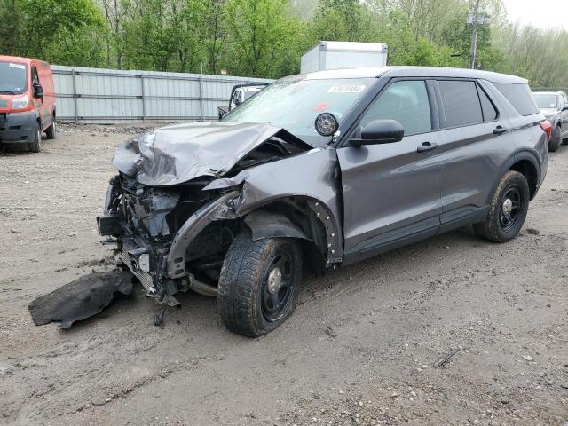 1FM5K8AB6MGB97988 - 2021 FORD EXPLORER POLICE INTERCEPTOR 灰色 照片 1