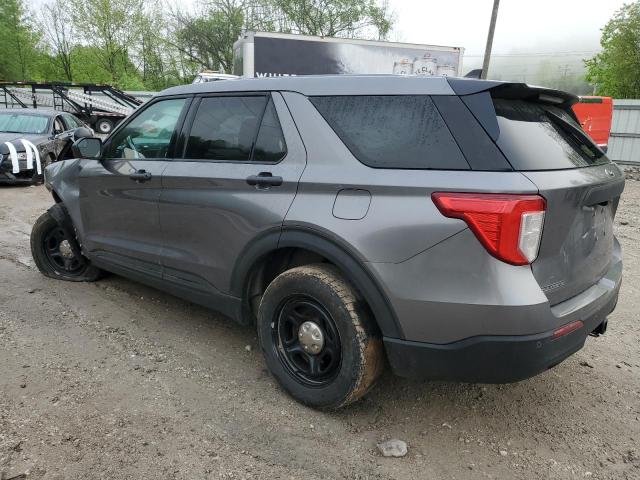 1FM5K8AB6MGB97988 - 2021 FORD EXPLORER POLICE INTERCEPTOR 灰色 照片 2