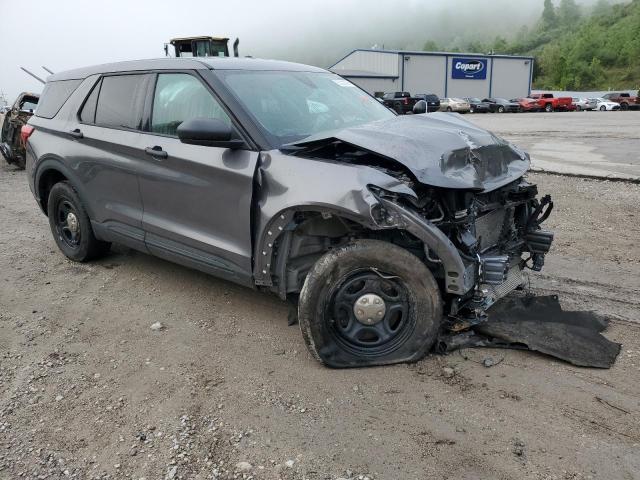 1FM5K8AB6MGB97988 - 2021 FORD EXPLORER POLICE INTERCEPTOR 灰色 照片 4