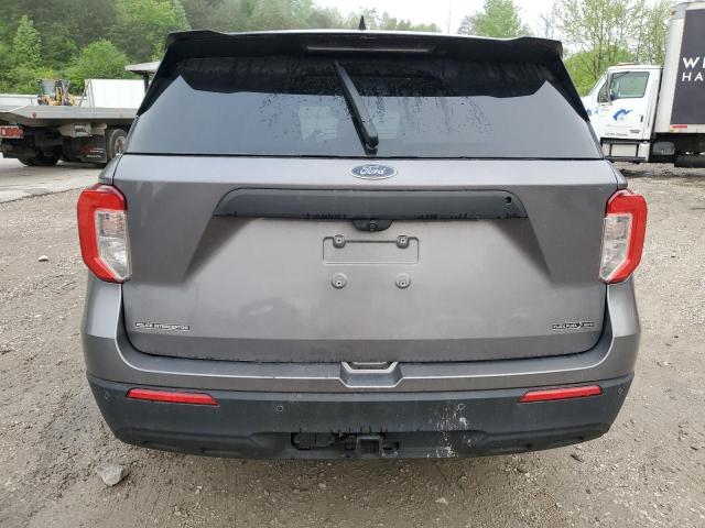 1FM5K8AB6MGB97988 - 2021 FORD EXPLORER POLICE INTERCEPTOR 灰色 照片 6