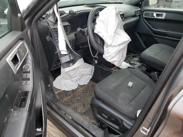 1FM5K8AB6MGB97988 - 2021 FORD EXPLORER POLICE INTERCEPTOR 灰色 照片 8