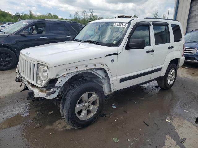 1C4PJMAK2CW209793 - 2012 JEEP LIBERTY SPORT WHITE photo 1