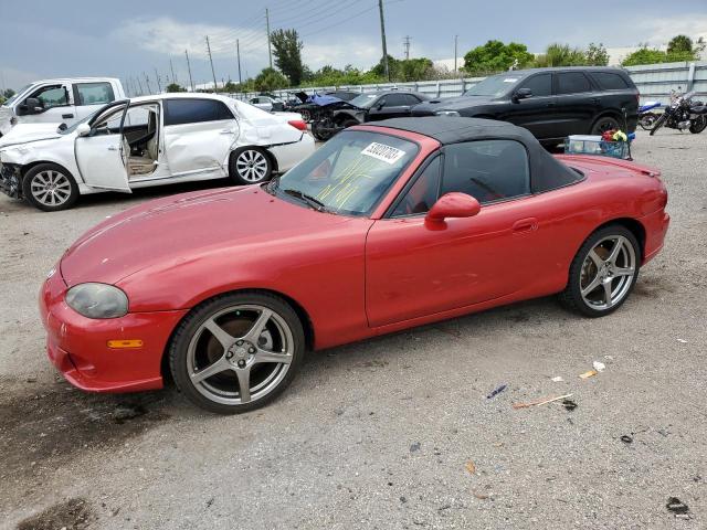 JM1NB354740405758 - 2004 MAZDA MX-5 MIATA SPEED RED photo 1