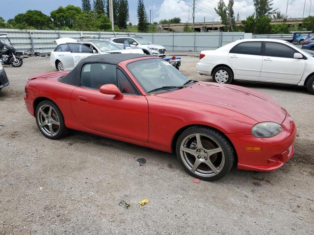 JM1NB354740405758 - 2004 MAZDA MX-5 MIATA SPEED RED photo 4