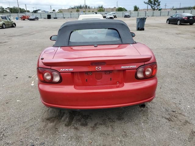 JM1NB354740405758 - 2004 MAZDA MX-5 MIATA SPEED RED photo 6