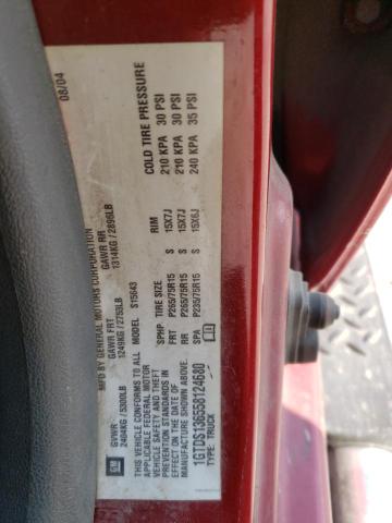 1GTDS136558124680 - 2005 GMC CANYON MAROON photo 12