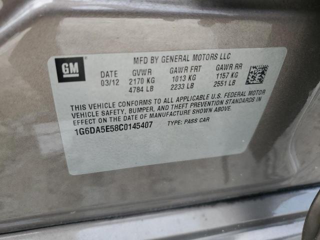 1G6DA5E58C0145407 - 2012 CADILLAC CTS BROWN photo 13