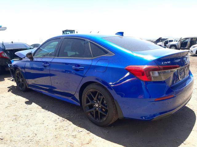 2HGFE2F53PH514264 - 2023 HONDA CIVIC SPORT 蓝色 照片 2