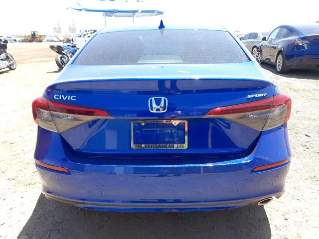 2HGFE2F53PH514264 - 2023 HONDA CIVIC SPORT 蓝色 照片 6