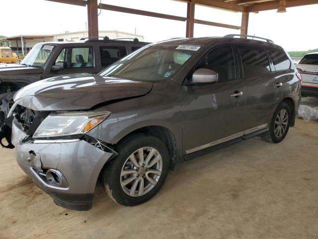 5N1AR2MN7FC600173 - 2015 NISSAN PATHFINDER S GRAY photo 1