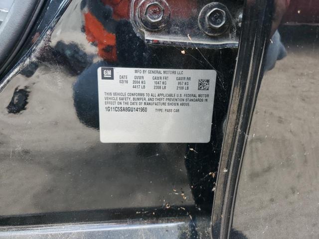 1G11C5SA8GU141960 - 2016 CHEVROLET MALIBU LIM LT 黑色 照片 12