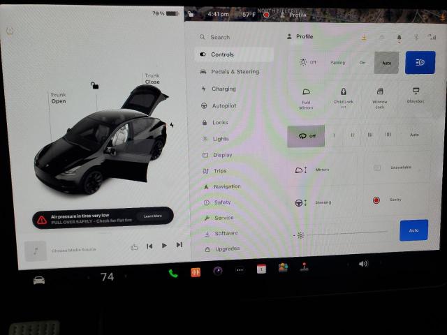 5YJYGDEF4MF267295 - 2021 TESLA MODEL Y BLACK photo 9