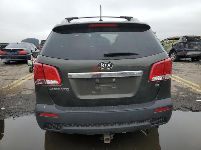 5XYKUDA69CG299672 - 2012 KIA SORENTO EX GREEN photo 6