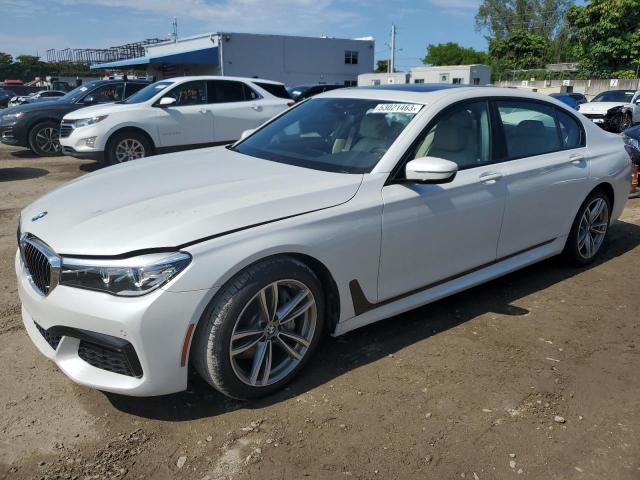 WBA7E2C52KB216620 - 2019 BMW 740 I WHITE photo 1